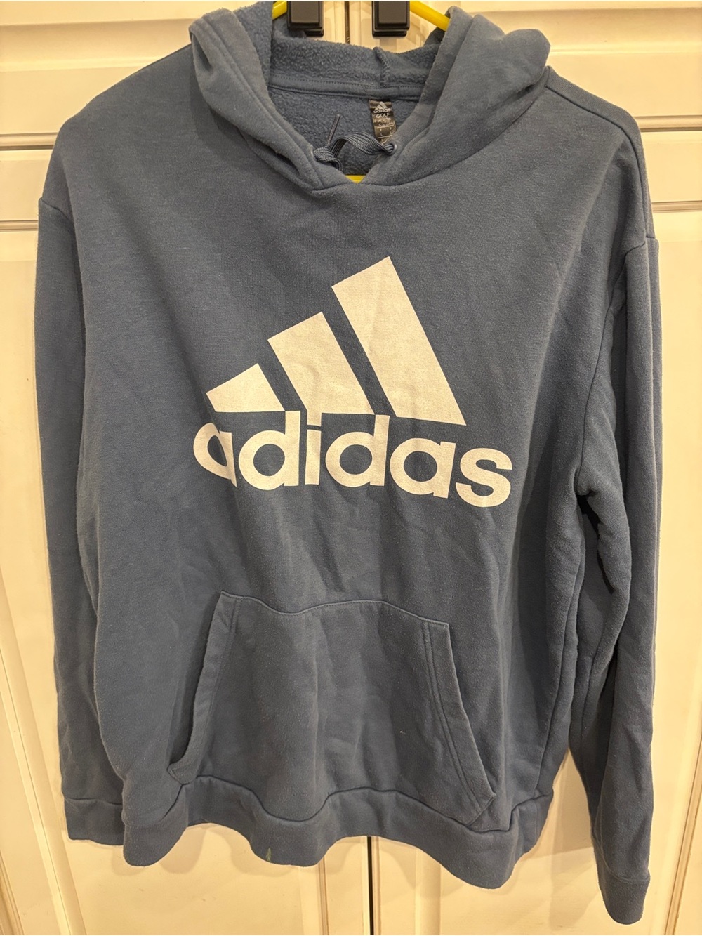 Adidas men’s grey hoodie size Large